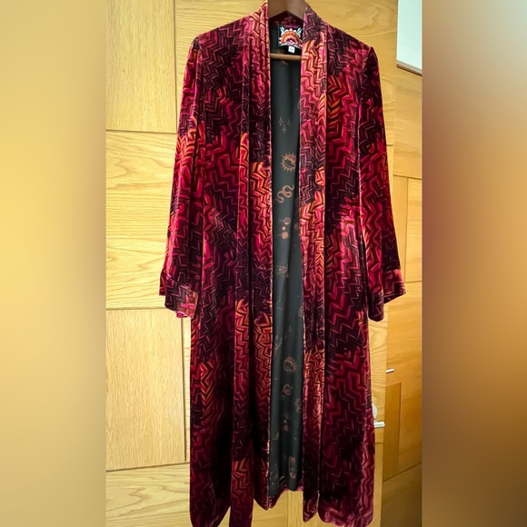 Johnny Was-Belle Velvet Kimono- Multi - Picture 7 of 9